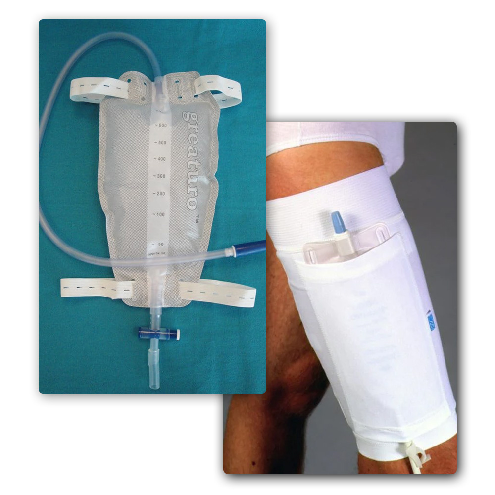 خرید کیسه ادرار متصل به پا و فروش تخصصی انواع کیسه ادرار پایی (۵۰۰ و ۷۵۰ سی‌سی) و خرید کیسه ادرار متصل به پا (یورین بگ) و تضمین قیمت و کیفیت با برندهای معتبر ایرانی و خارجی و ارسال فوری و محرمانه و با بسته‌بندی استاندارد به سراسر کشور.